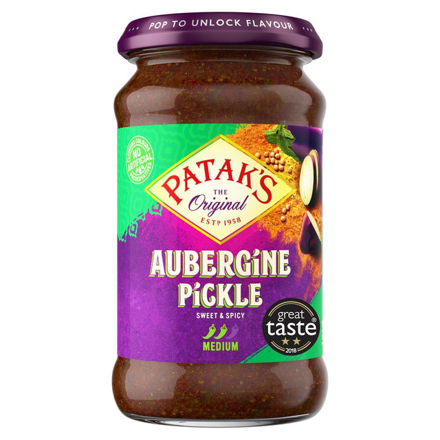 Patak's Aubergine Pickle - Greenlands Health Store