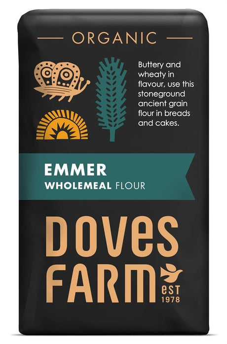 Emmer Flour Wholemeal Stoneground Organic - Greenlands Health Store