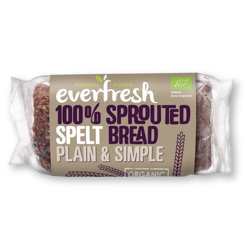 Everfresh Organic Sprouted Spelt Bread  400g - Greenlands Health Store