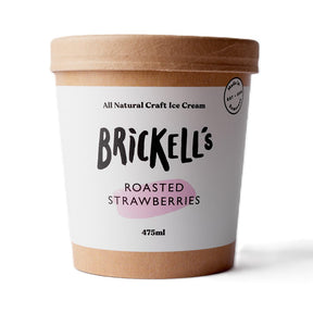Roasted Strawberries Ice Cream 475ml - Greenlands Health Store
