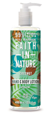 Faith in Nature Coconut Hand & Body Lotion 400ml - Greenlands Health Store