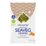 Organic Seaveg Crispies Turmeric 4g (TRAYLESS) 4g - Greenlands Health Store