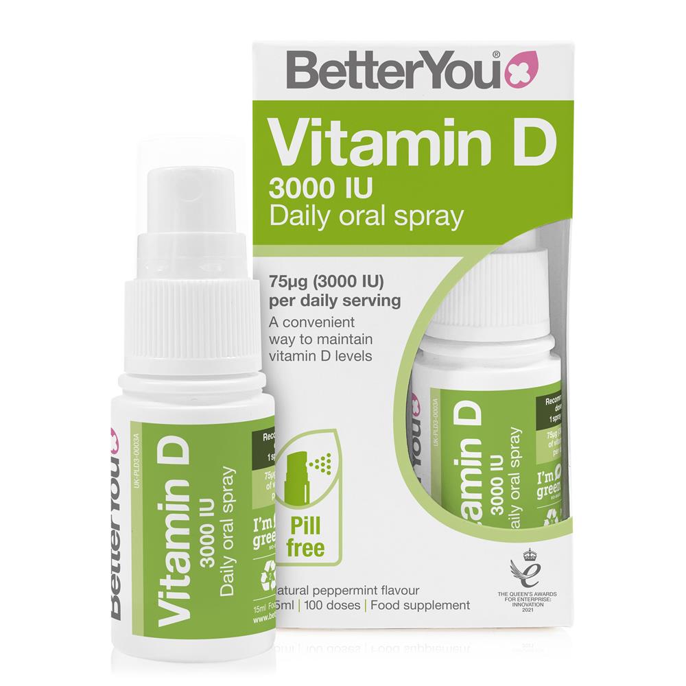 D3000 Vitamin D Daily Oral Spray 15Ml - Greenlands Health Store