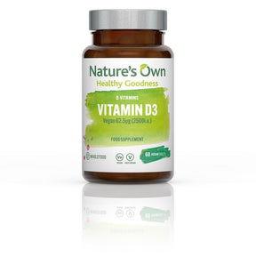 Wholefood Vegan Vitamin D3 62.5g 2500i.u. 60 Tablets - Greenlands Health Store