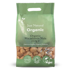 Organic Macadamia Nuts 250g - Greenlands Health Store