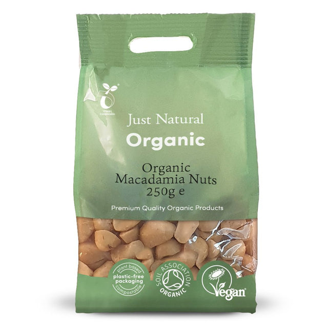 Organic Macadamia Nuts 250g - Greenlands Health Store