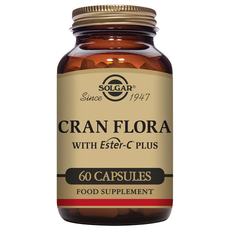 Solgar® Cran Flora Cranberry Vegetable Capsules - Pack of 60 - Greenlands Health Store