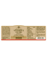 Solgar® Natural Source Vitamin E 134 mg (200 IU) Vegetable Softgels - Greenlands Health Store