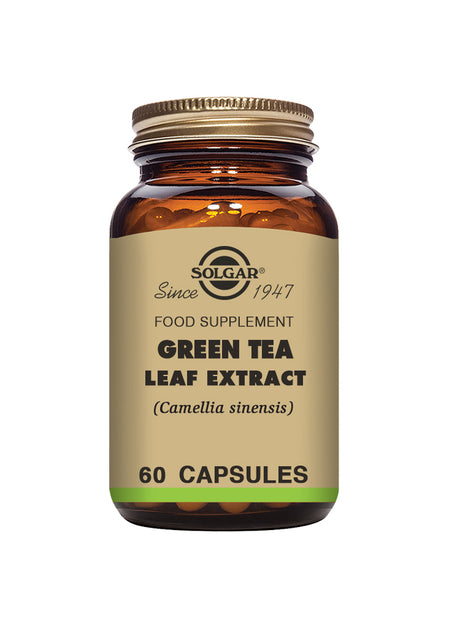 Solgar® Green Tea Leaf Extract Vegetable Capsules - Pack of 60 - Greenlands Health Store