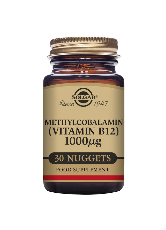Solgar® Methylcobalamin (Vitamin B12) 1000 µg Nuggets - Pack of 30 - Greenlands Health Store