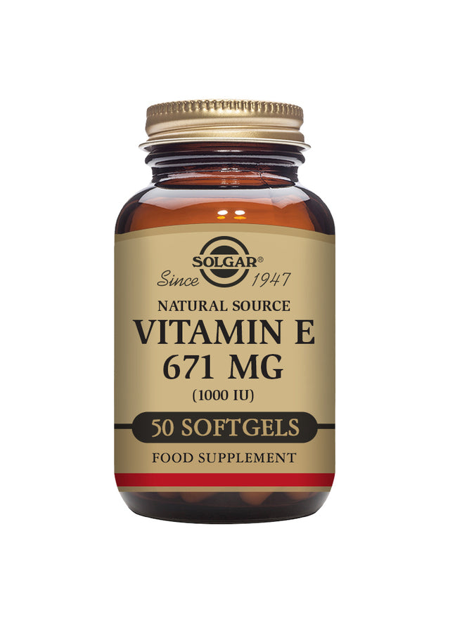 Solgar® Natural Source Vitamin E 671 mg (1000 IU) Softgels - Greenlands Health Store