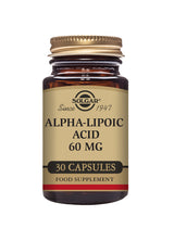 Solgar® Alpha-Lipoic Acid 60 mg Vegetable Capsules - Pack of 30 - Greenlands Health Store