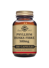 Solgar® Psyllium Husks Fibre 500 mg Vegetable Capsules - Pack of 200 - Greenlands Health Store