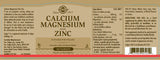 Solgar® Calcium Magnesium Plus Zinc Tablets - Greenlands Health Store