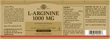 Solgar® L-Arginine 1000 mg Tablets - Pack of 90 - Greenlands Health Store