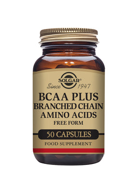 Solgar® BCAA Plus Vegetable Capsules - Pack of 50 - Greenlands Health Store