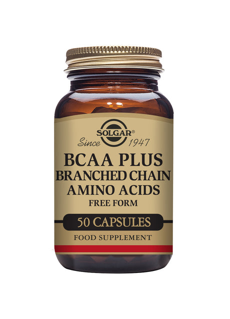 Solgar® BCAA Plus Vegetable Capsules - Pack of 50 - Greenlands Health Store