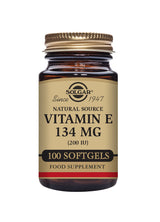 Solgar® Natural Source Vitamin E 134 mg (200 IU) Vegetable Softgels - Greenlands Health Store