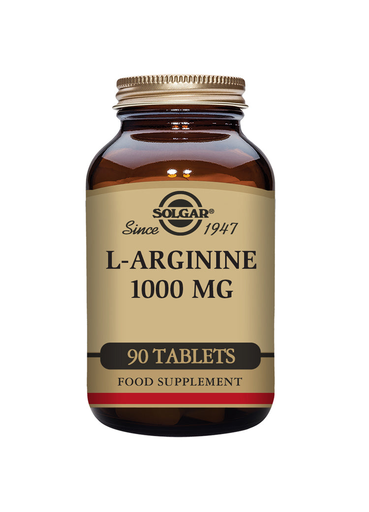 Solgar® L-Arginine 1000 mg Tablets - Pack of 90 - Greenlands Health Store