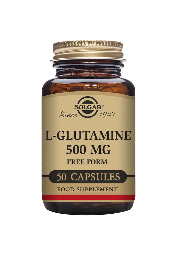Solgar® L-Glutamine 500 mg Vegetable Capsules - Greenlands Health Store