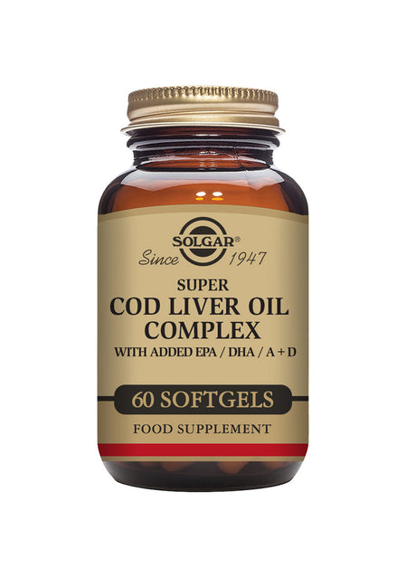 Solgar® Super Cod Liver Oil Complex Softgels - Pack of 60 - Greenlands Health Store