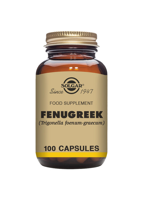 Solgar® Fenugreek Vegetable Capsules - Pack of 100 - Greenlands Health Store