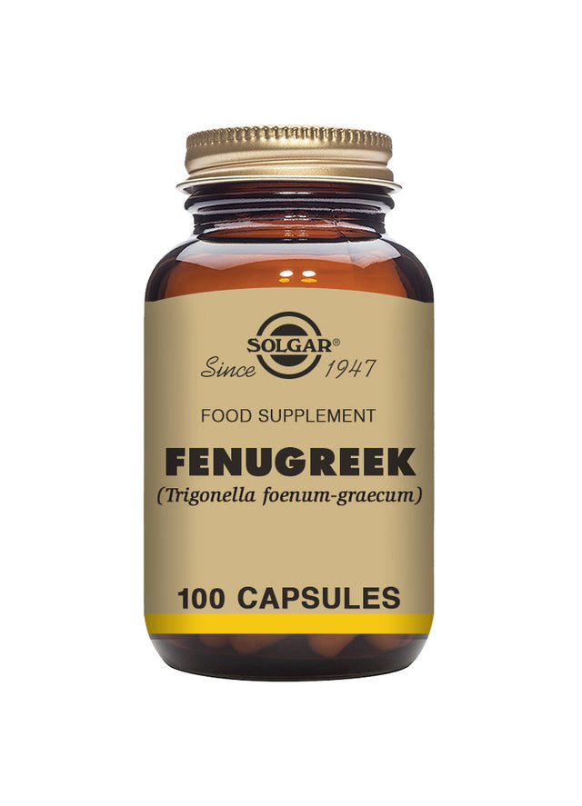 Solgar® Fenugreek Vegetable Capsules - Pack of 100 - Greenlands Health Store