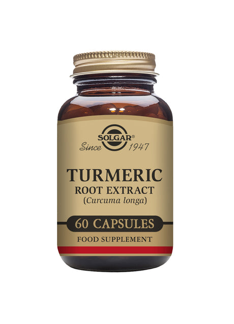 Solgar® Turmeric Root Extract Vegetable Capsules - Pack of 60 - Greenlands Health Store