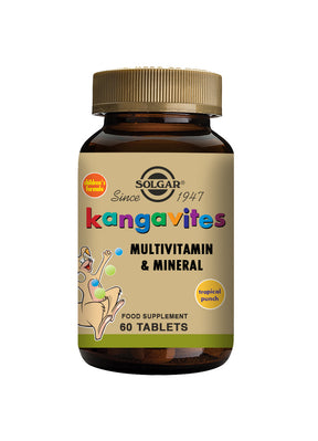 Solgar® Kangavites Tropical Punch Complete Multivitamin and Mineral Formula Chewable Tablets - Greenlands Health Store