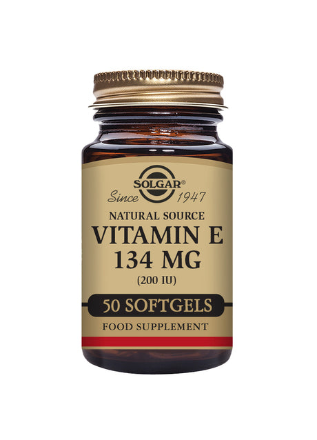 Solgar® Natural Source Vitamin E 134 mg (200 IU) Vegetable Softgels - Greenlands Health Store