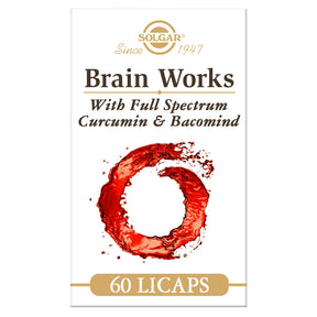 Brain Works with Full Spectrum Curcumin & BacoMind - Greenlands Health Store