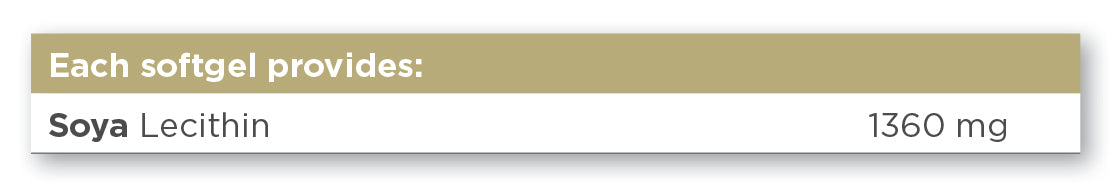 Solgar® Soya Lecithin 1360 mg Softgels - Greenlands Health Store