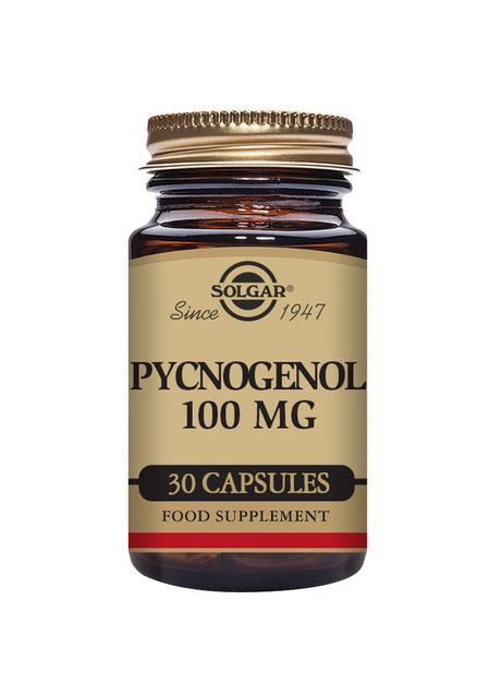 Solgar® Pycnogenol 100 mg Vegetable Capsules - Pack of 30 - Greenlands Health Store