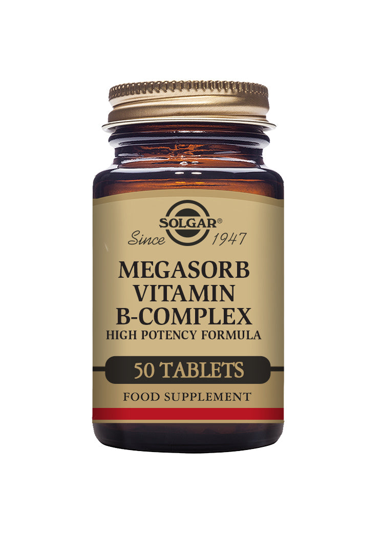 Solgar® Megasorb Vitamin B-Complex High Potency Tablets - Greenlands Health Store