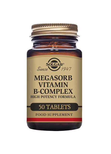 Solgar® Megasorb Vitamin B-Complex High Potency Tablets - Greenlands Health Store