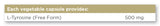 Solgar® L-Tyrosine 500 mg Vegetable Capsules - Pack of 50 - Greenlands Health Store