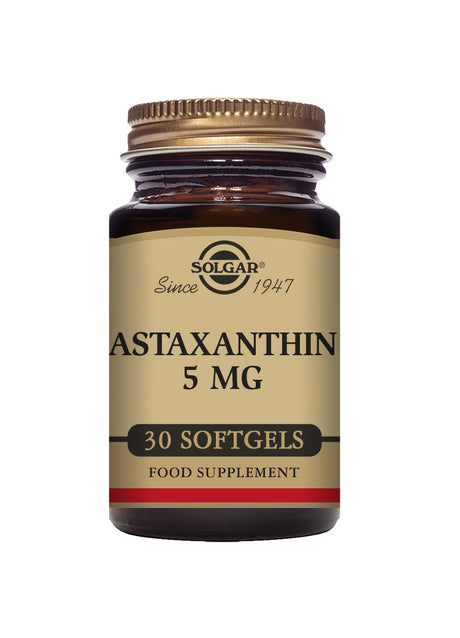 Solgar® Astaxanthin 5 mg Softgels - Pack of 30 - Greenlands Health Store