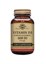 Solgar® Vitamin D3 (Cholecalciferol) 600 IU (15 µg) Vegetable Capsules - Greenlands Health Store