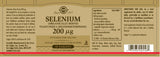 Solgar® Selenium (Yeast-Free) 200 µg Tablets - Greenlands Health Store