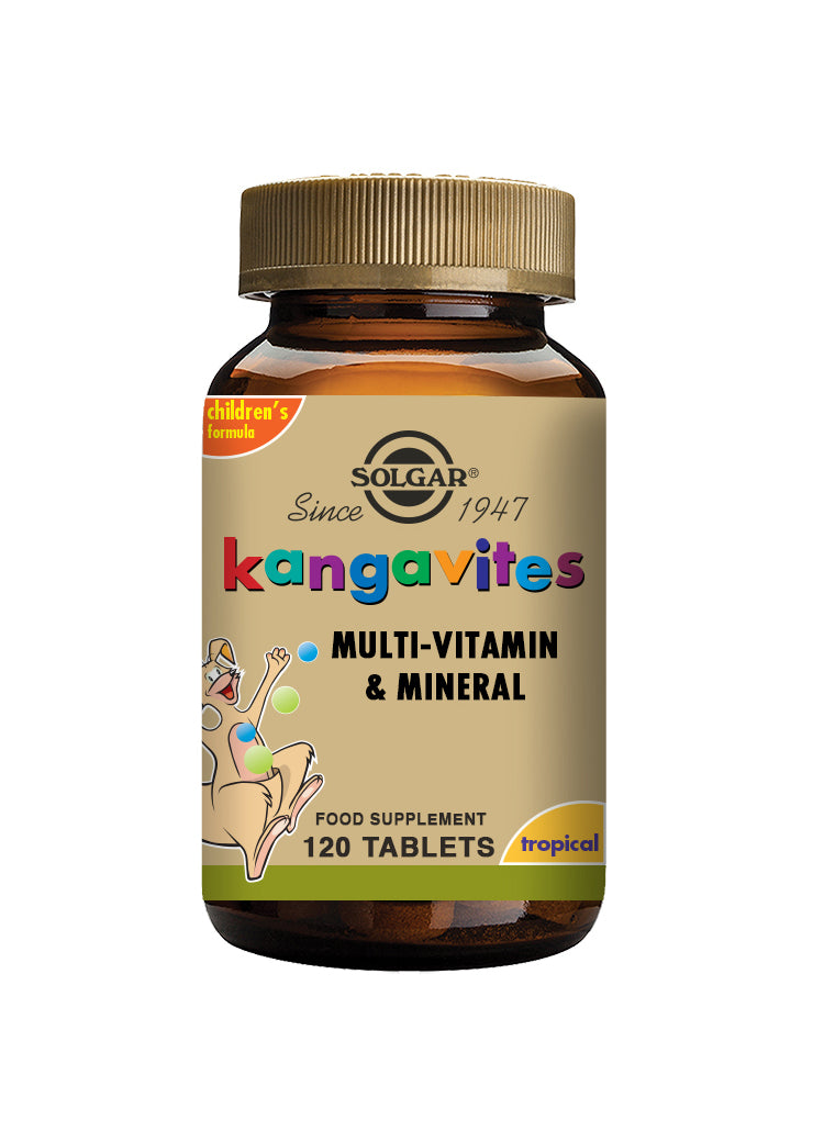 Solgar® Kangavites Tropical Punch Complete Multivitamin and Mineral Formula Chewable Tablets - Greenlands Health Store