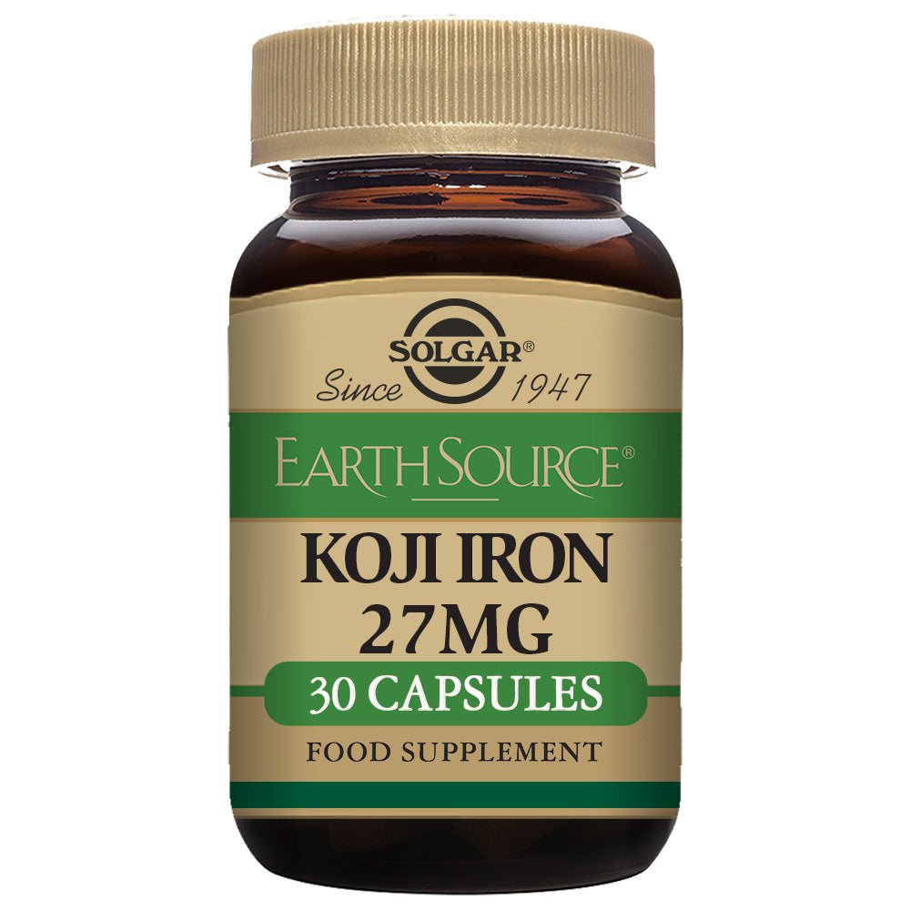 Earth Source Food Fermented Koji Iron 27 mg - Greenlands Health Store
