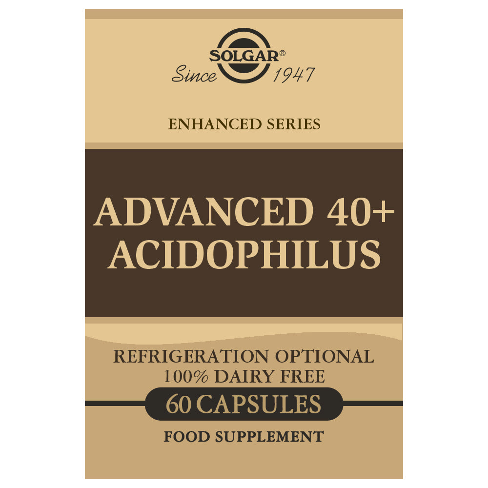 Solgar® Advanced 40+ Acidophilus Vegetable Capsules - Greenlands Health Store