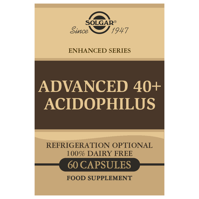 Solgar® Advanced 40+ Acidophilus Vegetable Capsules - Greenlands Health Store