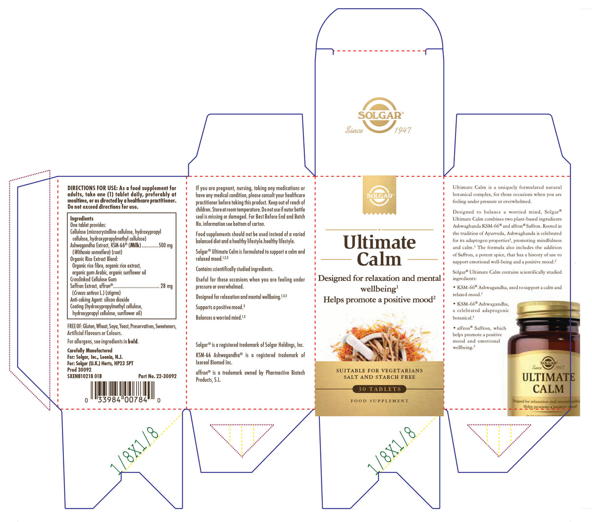 Solgar® Ultimate Calm - Greenlands Health Store