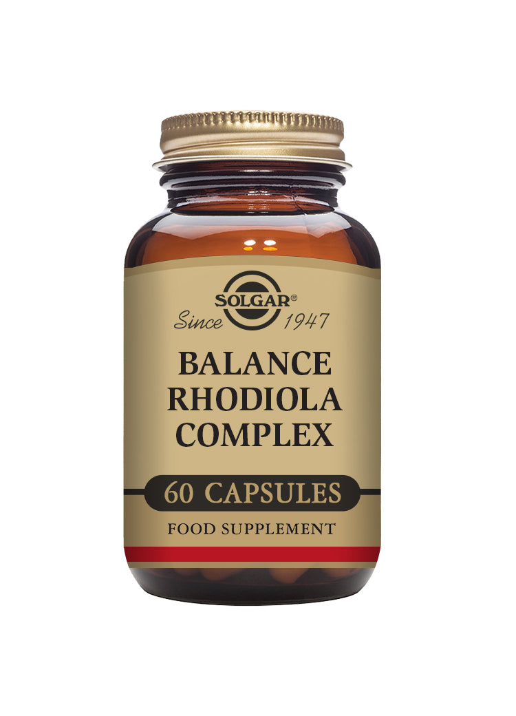 Solgar® Balance Rhodiola Complex Vegetable Capsules - Pack of 60 - Greenlands Health Store