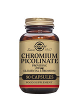 Solgar® Chromium Picolinate 200 µg Vegetable Capsules - Pack of 90 - Greenlands Health Store