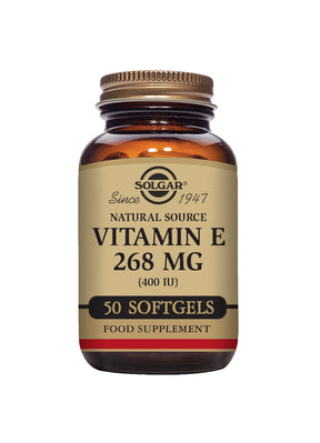 Solgar® Natural Source Vitamin E 268 mg (400 IU) Softgels - Greenlands Health Store