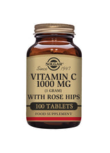 Solgar® Vitamin C 1000 mg with Rose Hips Tablets - Greenlands Health Store