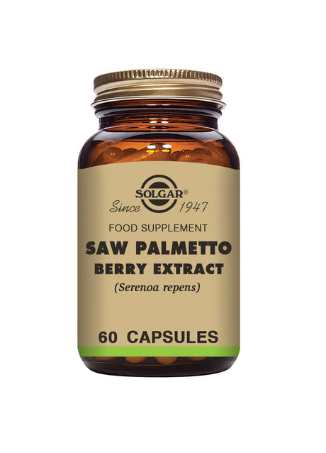 Solgar® Saw Palmetto Berry Extract Vegetable Capsules - Pack of 60 - Greenlands Health Store