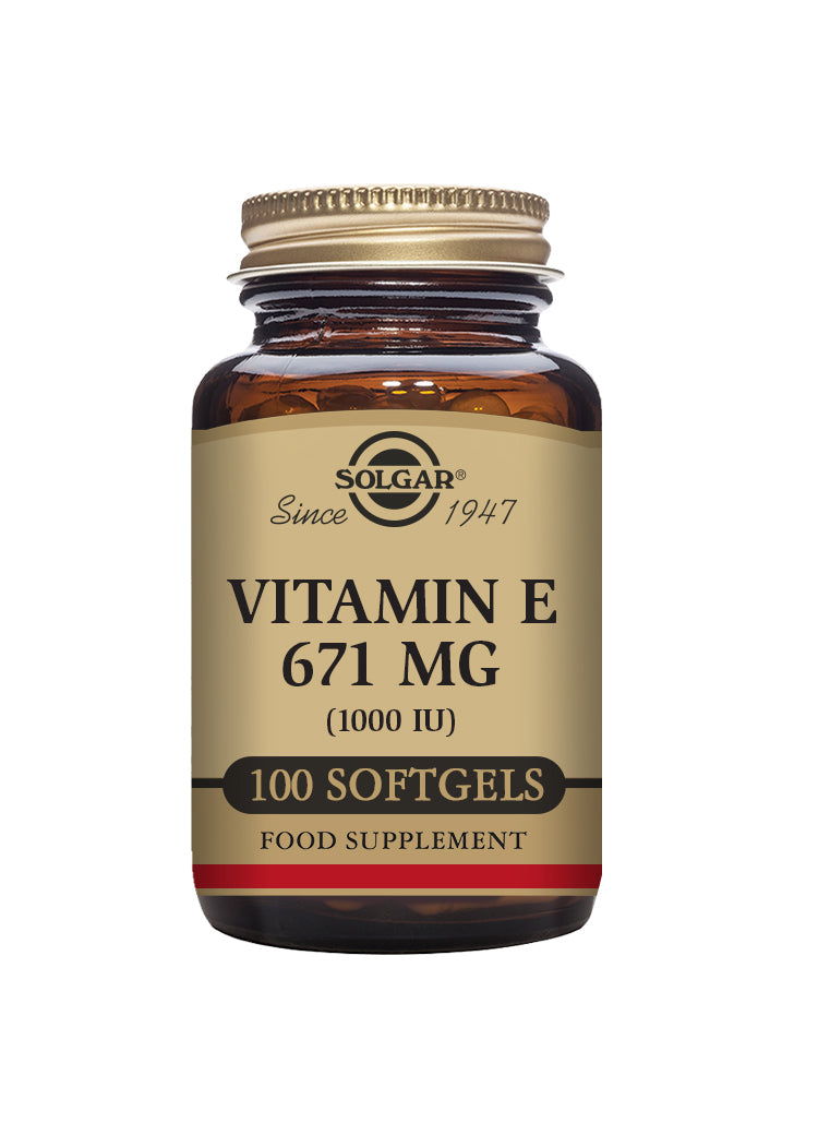 Solgar® Natural Source Vitamin E 671 mg (1000 IU) Softgels - Greenlands Health Store